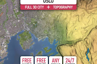 turn topography into 3d sketchup model, 3d terrain design,cgi landscape building