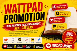 promote comment read comment on your wattpad  on inkitt story on all platforms
