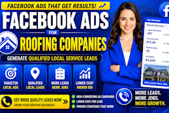 do facebook ads for roofing companies to generate qualified roofing leads