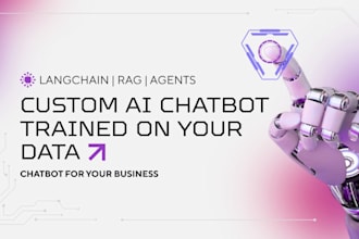 develop a custom ai chatbot for your website or business