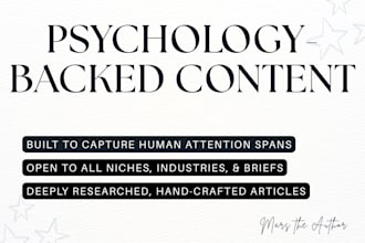 ghostwrite psychology driven thought leadership articles