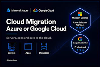 migrate your servers, apps and data to azure or google cloud