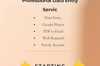 provide accurate data entry