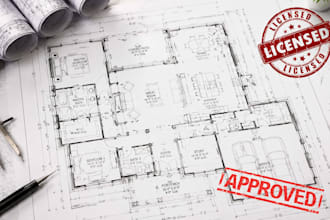 design architectural drawings and floor plans as your architect