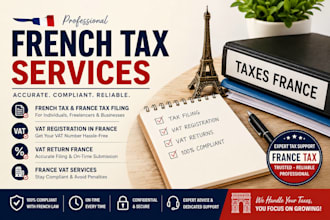 do your french tax filing, vat registration and vat return