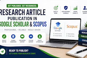 write and publish research articles in google scholar and scopus indexed journal