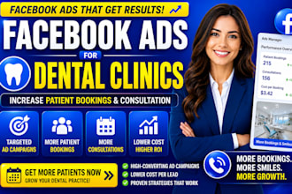 do facebook ads for dental clinics to increase patient bookings and consultation