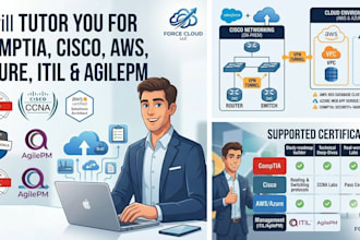 help you pass comptia, cisco, AWS, azure, and itil