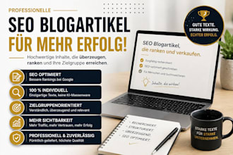ich schreibe SEO blogartikel, die besser ranken