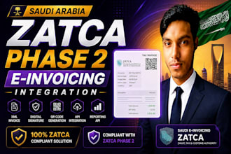 implement saudi fatoora zatca phase 2 e invoicing in your erp pos software