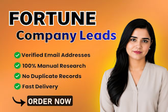 provide fortune 500 company leads