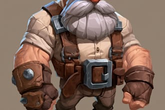 2d game character illustration