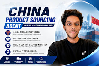be your professional china sourcing agent and 1688 supplier researcher