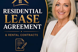 draft residental lease agreement and rental contracts