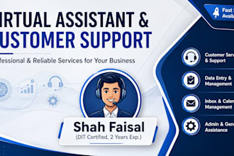 be your professional virtual assistant for customer support