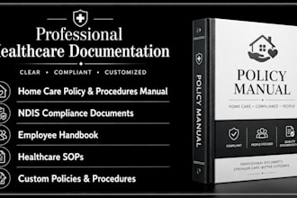 write home care policy and procedures manual ndis employee handbook health care