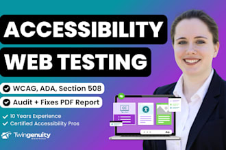 conduct a manual ada wcag website accessibility audit