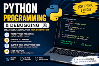 write and debug python programs