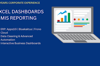 do advanced excel data analysis and mis reporting