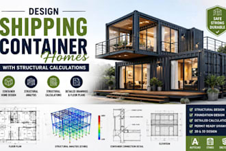 design shipping container homes with structural calculations