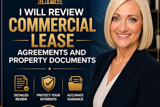 review commercial lease agreements and property documents