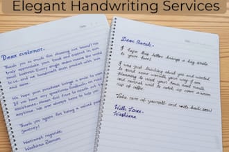 write anything in neat and beautiful handwriting