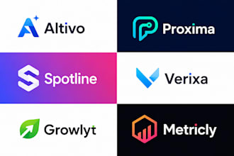 design a modern, minimalist saas tech or startup logo design