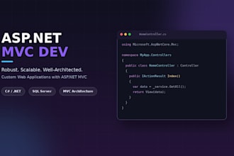 develop a web application using asp net mvc