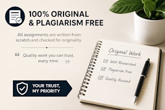 write neat and professional handwritten assignment and notes