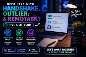 task on handshake, data annotation and ai training