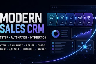 setup modern sales crm attio salesmate copper close folk capsule nutshell nimble