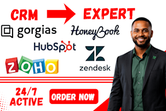 setup gorgias zendesk freshdesk hubspot pipedrive CRM ai automation for shopify