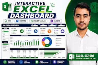 build interactive excel dashboards