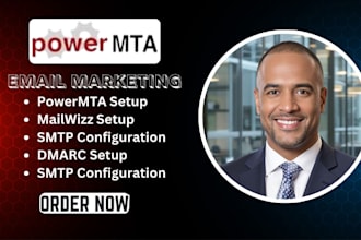powermta  setup interspire maillwizz IP rotation spf dkim dmark SMTP server
