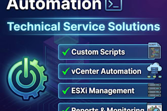 write custom vmware powercli automation scripts