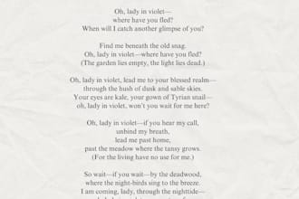 write poem for you