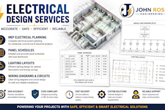 panel schedules lighting layouts wiring diagrams mep electrical planning circuit