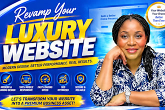 design or redesign a luxury website