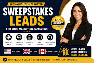 provide fresh sweeps leads, usa megamillions leads, gamblers leads