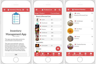 build an inventory products management system