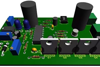 design pcb design, iot project, schematic, electronic engineering, gerber files