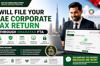file your uae corporate tax return through fta emaratax for dubai llc freezones