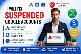 fix suspended google ads account to unsuspend
