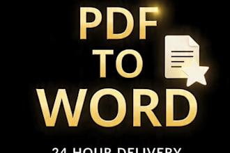 do pdf to word accurate 24 hour delivery