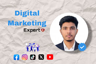 be your professional digital marketing manager and social media expert