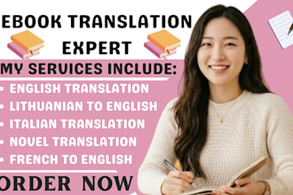 translate italian books to english spanish novel translate lithuanian to english