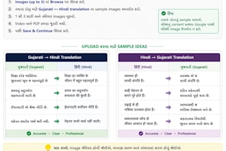 translate gujarati to hindi and hindi to gujarati