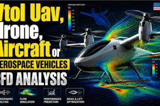 design and analyze your vtol uav, drone, aircraft or aerospace vehicle