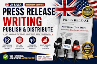 do UK USA press release publish PR distribution submit press release writing