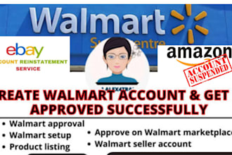 reinstate your ebay, walmart, amazon deactivated, terminated account